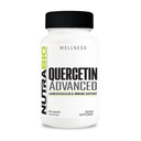 NutraBio Quercetin Avanceret med tilsat C-vitamin og bromelain - Potent antioxidant - 90 kapsler