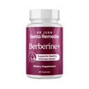 Santo Remedio Berberine, Dietary Supplement, Vegetarian, No Added Sugar, 60 Capsules, 30 Servings.