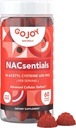 GOJOY 7- in-1 Sugar- Free NAC Gummies - NACsentials 600mg N- Acetyl Cystein med vitamin C, ALA, Quercetin & Astaxanthin - Antioxidant & Lever Detox Support - Vegan & Keto- Friendly - 60 Gummies