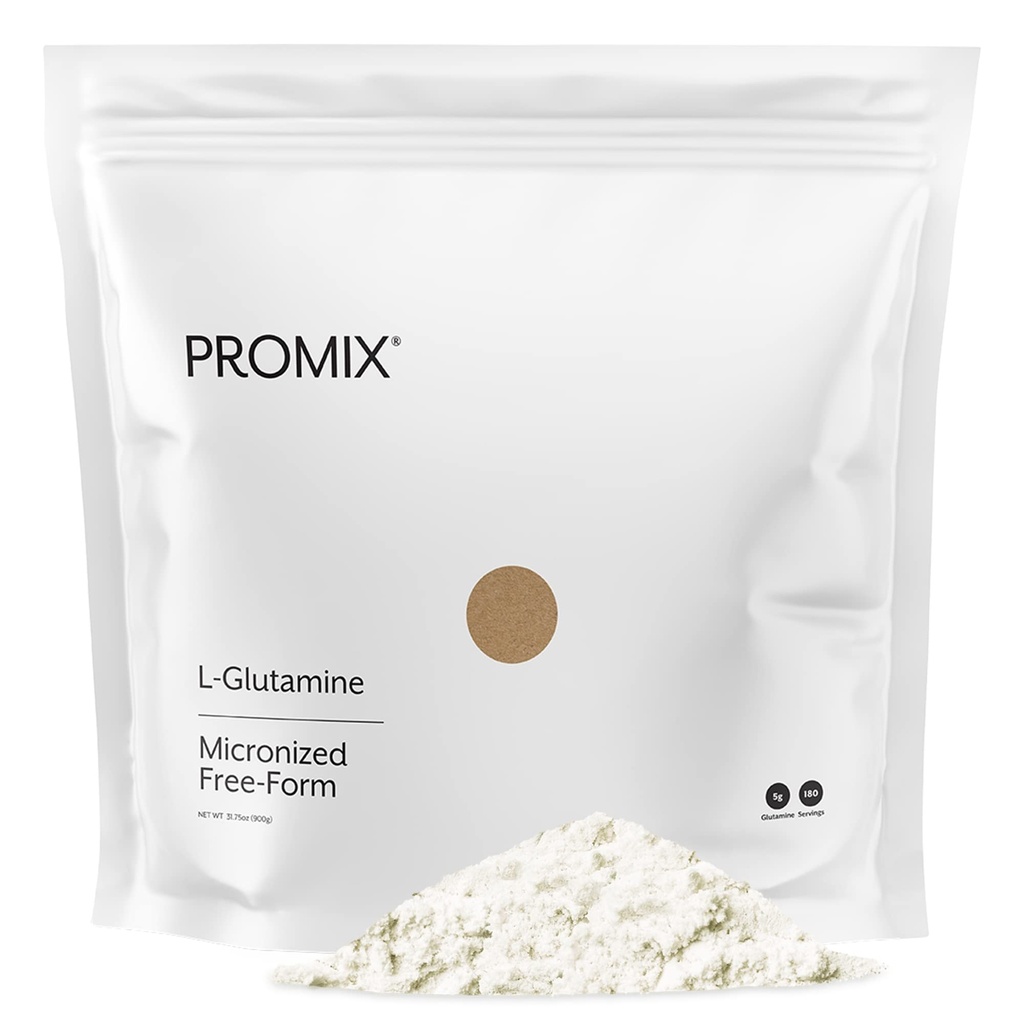 ProMix Nutrition L- Glutamin - Pure Mikronised Free Form - Unflavored, 180 Servere