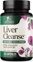 Leverrens Detox & reparation Formel - 20-in-1 Avanceret leverstøtte supplement med Silymarin Milk Thistle, Mælkebøtte, Artiskok ekstrakt, gurkemeje, cholin, & Beetroot - 60 Veggie kapsler