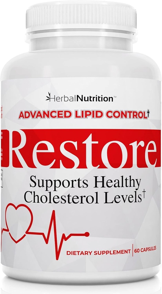 Gendanne - Understøtter sund Cholesterol, Rød Gær Rice, Grape frø, Folinsyre til avanceret Lipid Control, All- Natural Bio- Actives, Hjælp med at fremme sund Cholesterol og en 90 dages garanti (1)