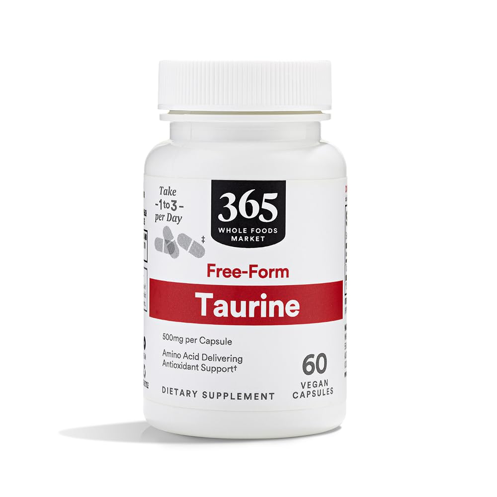 365 af Whole Foods Market, Taurine 500mg, 60 Greve