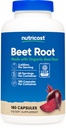 Nutricost Beet Root 2400mg, 180 kapsler - CCOF Certified Made with Organic Beet Root, Superfood, 60 Servere