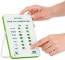 Medication Tracker & Pill Reminder Medication Reminder; Visual Reminder Alarm124; 7 dag AM PM Medication Reminder Medication Reminder Medication Reminder; 124; Take and Slide Medic124; No More Second- Jacking or Double- dosis Medicate 124; Perfekt til ældre (To Kolonne Engelsk)