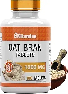 tnvitamin Oat Bran Tablets against 124; 100 Tablets x 1. 000 MG per tablet