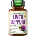 Vegansk lever rense Detox & Reparation - Mælkebøtte Root tillæg med mælk tidsel & Artiskoke ekstrakt for enzymer support, energi & sund fordøjelse - Urtelever support supplement. 60 kapsler, 40 +