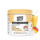 Wondermave Bloat + Gas Relief, Extra Strength Chewable Tablets, with 125 mg Simeticone, No Talc or Dye, Mango Smoothie, 42 Count