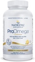 Nordic Naturals ProOmega, Lemon Flavor - 120 Soft Gels - 1280 mg Omega-3 - High Potence Fish Oil med EPA & DHA - fremmer hjerne, øje, hjerte, og immunforsvar - non-GMO - 60 Serveringer