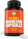 "No Bull" Magnesiumkapsler, Unique Magnesium Citrate and Oxide Formel for Sleep and Relaxation, Magnesium Pills to Prevent Muscle Aches and Spasms, Magnesium Oxide Citrate, 500g