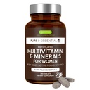 Igennus High Potency Methylerede Multivitamin til kvinder, Rene & Rene Ingredienser, MTHFR tillæg med aktive B- vitaminer, vitamin K2 MK7, Gentle Jern, Vedvarende udgivet, Non- GMO & Halal, 180 tabletter