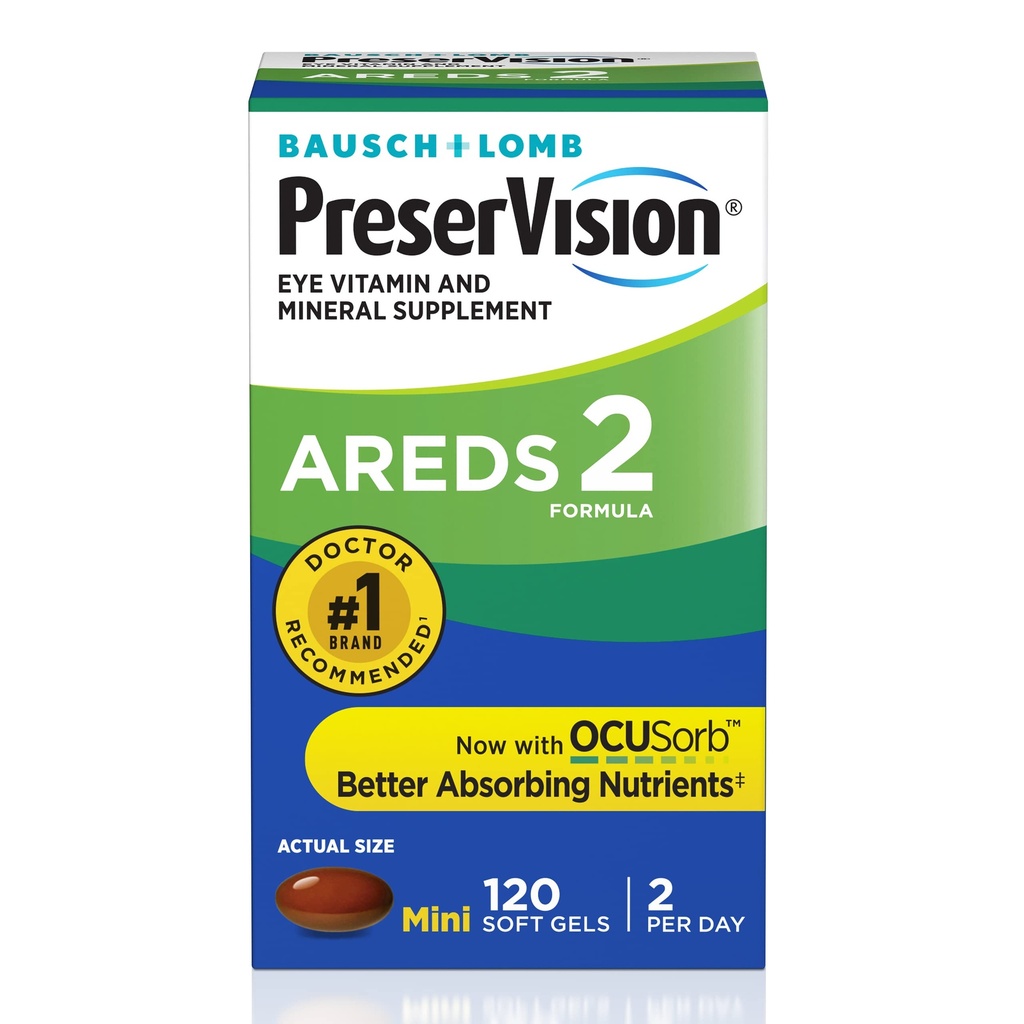 Preservision AREDS 2 Formula, 120 Soft Gels (Pack of 12)