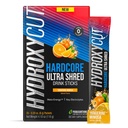 Hydroxycut Hardcore Ultra Shred Drink Sticks, Tangerine Mimosa - 20 Pakker - Zero Sugar eller kalorier - Inkluderer Paraxanthin & B Vitamin - for kvinder og mænd