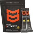 MTN OPS Hydrate Electrolytes Powder Drink Mix, 20 Single Serving On- The- Go Electrolyte Packs med over 1000 mg Electrolytes per Serving, Ananas