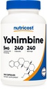 Nutricost Yohimbin HCl 5mg, 240 Kapsler Ekstra Styrke - Gluten Free, Non- GMO