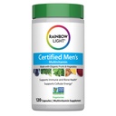 Rainbow Light Multivitamin til mænd, C-vitamin, D & Zink, Probiotika, Mænds Multivitamin giver høj potens immun, hjerte, & leverstøtte, non-GMO, vegetar, 120 tabletter