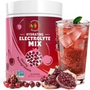 Elektrolytpulver - Kirsebær Pomegranat Flavor 124; sukkerfri hydrering mix med 6 Key Electrolytes for Energy, Cramp Support & Recovery