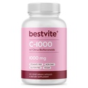 BESTVITE C 1000mg (120 vegetariske kapsler) med Citrus Bioflavinoider - Ingen stearater - Vegan - Ikke GMO - Gluten Free