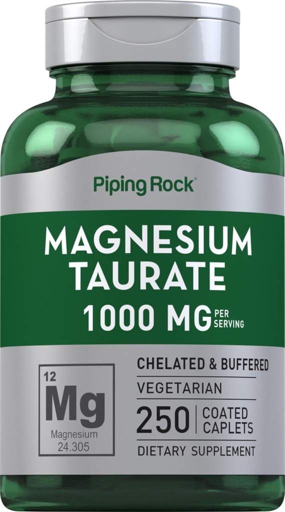 Piping Rock Magnesium Taurate Dex124; 1000mg