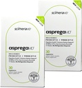 Asprega 30CT - Probiotisk + Prebiotic Supplement Note 124; 17 Stammer, 35 Millioner CFU 'er