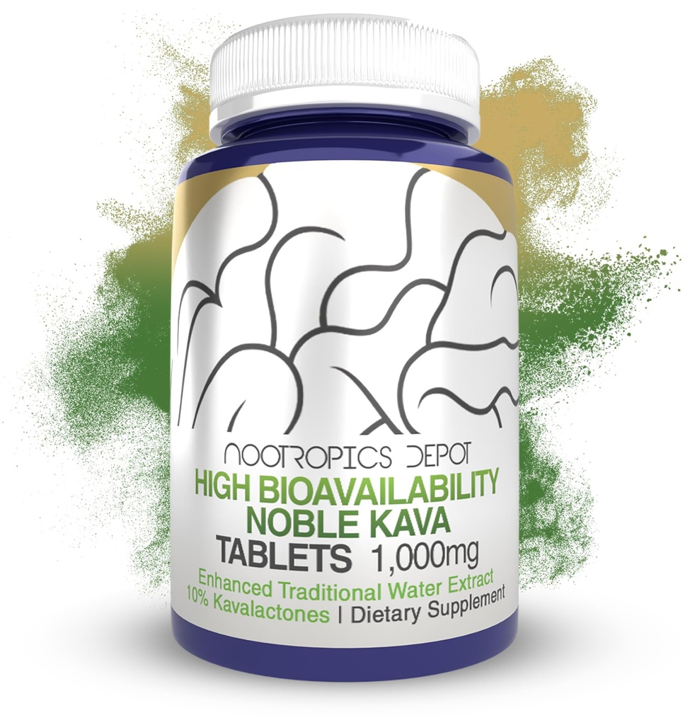 Nootropics Depot High Bioavailability Noble Kava Tablets against 124; 1.000mg