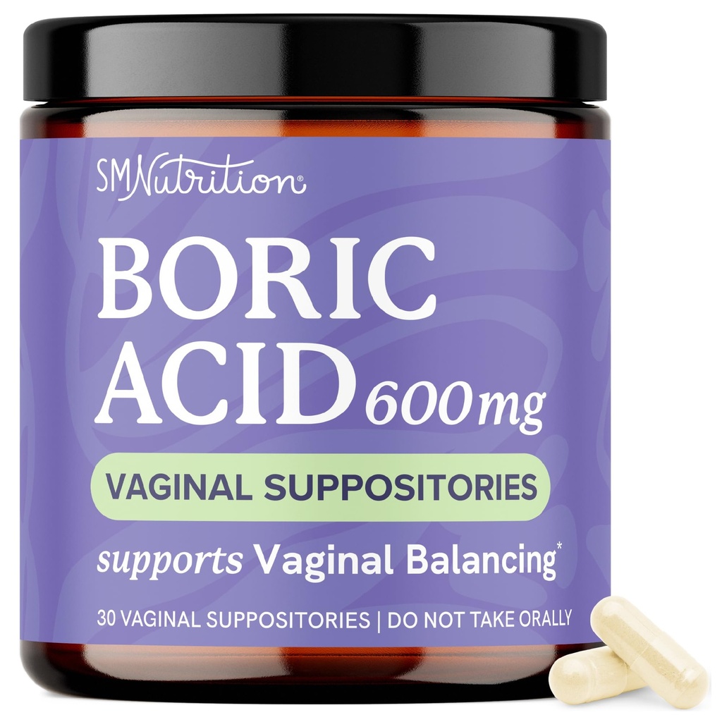 Borsyre Suppositorier til kvinder 600mg
