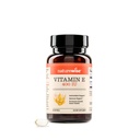 NatureWise Vitamin E 400 IE Softgels (180 mg DL- Alpha) - Dairy, Gluten, og Soy Free, Non- GMO Antioxidant Kosttilskud til hud, hjerte, øje og immunforsvar support - 2-måned Supply, 60 Greve