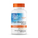 Doctor 's Best High Absorption CoQ10, Heart & Energy Support, USP Verified, Naturlig Fermenteret CoQ10, Non- GMO Gluten Free, Soy Free, Vegetarian 90 Veggie Softgels