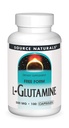 Source Naturals L- Glutamin - Gratis form Aminosyre, der understøtter metabolisk energi - 100 kapsler