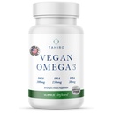TAHIRO Vegan Omega-3 Softgels - Plant- baseret tillæg med DPA, DHA & EPA - Næringsstoffer til mænd, kvinder og gravide kvinder - Understøtter hjerne sundhed - Prenatal & fælles kosttilskud, 1000 mg