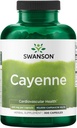 Swanson Cayenne - Herbal supplement fremme fordøjelse, Circulation & Metabolisme Support - Natural Formel May Support Heart Health - (300 kapsler, 450 mg hver)