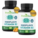 Vitamin B2 Riboflavin 400mg - Energi, Hud & Cellular Health Supplement - Nervesystemet Support - Vitamin B 2 Vit B - Non- GMO & Gluten Free - B2 Vitamin 400mg Vegetabilske kapsler, 90 Greve 2 - Pack