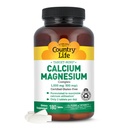 Country Life Target- Mins Calcium Magnesium Complex 1000mg / 500mg, 180 tabletter, Certified Gluten Free, Certified Vegan, Certified Non- GMO Verified
