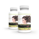 Wellgenix Purvana Max Hår, Hud, & Nails Vitamin Kapsler, Dobbelt Styrke Biotin 5000MCG, Fo- Ti Root, VIT A & B, Folinsyre (2 Pack)