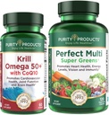 Renhed Produkter Bundle - Krill Omega 50 + med CoQ10 + Perfekt Multi Green