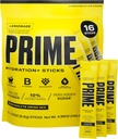 PRIME HYDRATION + sticks Lemonade Note 124; Hydration Powder Single Serve Sticks