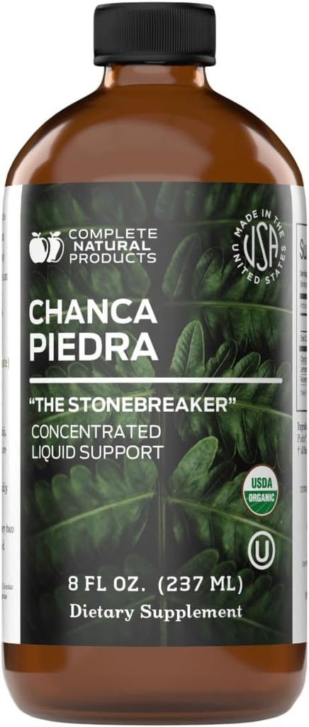 Organic Chanca Piedra Concentrate & Extract 8oz - Phyllanthus Niruri - Natural Liquid Stone Breaker & Crusher Tinktur