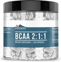 Earthborn Elements BCAA, 200 kapsler, Pure & Ufortyndet, Ingen tilsætningsstoffer