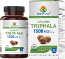 Brieofood Organic Triphala 1500mg, 45 Servering, Vegetarisk, Gluten Free, 90 Vegetariske tabletter
