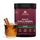 Ancient Nutrition Advanced Hydrolyzed Collagen Peptider Powder Protein Lean med Probiotika og C-vitamin, kanel, for kvinder & mænd, understøtter sund vægthåndtering & muskeltræning, 25 Servere