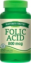 Naturens sandhed Folinsyre 800 Mcg 250 Tabs, 250 Greve (pakke med 3)