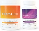 EcoNugenics fremmer Breast Health & Cellular Support - BreastDefend 30 kapsler + PectaSol- C Modified Citrus Pectin 454 Grams Bundle
