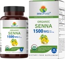 Brieofood Organic Senna 1500mg, 45 Servering, Vegetarisk, Gluten Free, 90 Vegetariske tabletter