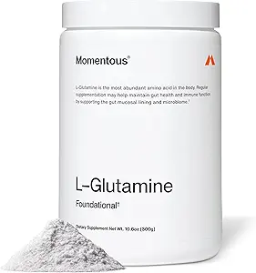 Momentous L- Glutamin Powder - NSF Certified for Sport - 60 Servere