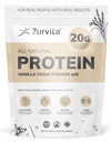 Zurvita - Vanilla Crème Protein Powder- Protein, Probiotika, Ingen kunstige sødestoffer, 24 + Vitamin & Min, 140 Cal / Scoop - 26oz (20 Servere)