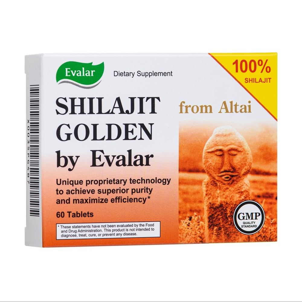 Shilajit Golden by Evalar Sibirian Altai 60 Tabs
