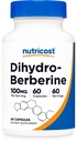 Nutricost Dihydroberberine Capsules (100mg, 60 Capsules) - More Bioavailable Metabolite of Berberine