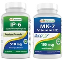 Bedste Naturals IP- 6 510 mg & vitamin K2 (MK7) med D3
