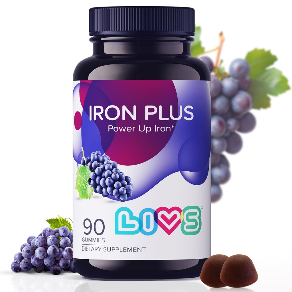LIVS jerntilskud til kvinder og mænd med C-vitamin, A, B3, B5, B6, B12, biotin, zink & folat