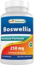 Bedste Naturals Boswellia Serrata fælles sundhed 250 mg 120 Kapsler - Standardiseret til 65% Boswellic Acid (120 Tæl (pakke med 1))